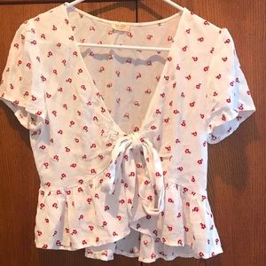 Brandy Melville tie front top